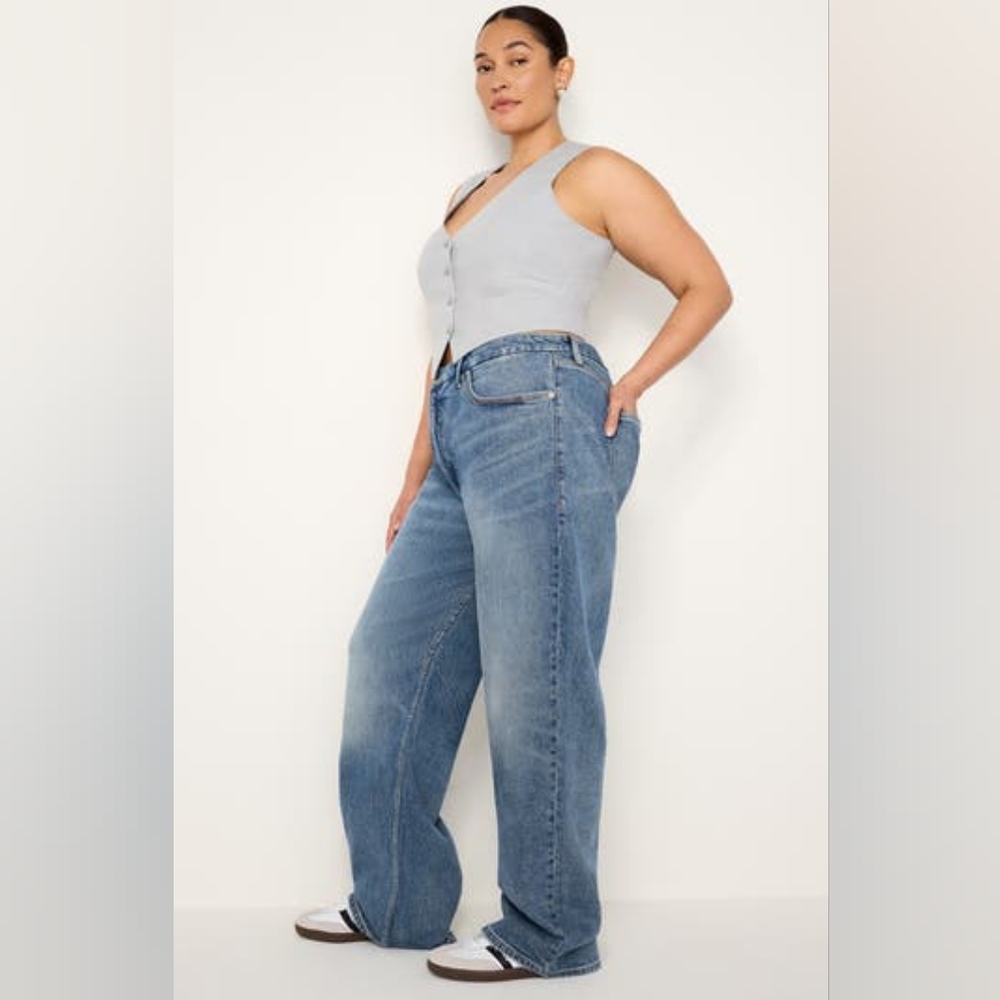 Good American 90s Jeans GOOD 90's RELAXED JEANS | BLUE690 × 1BLUE690 / 15 Plus